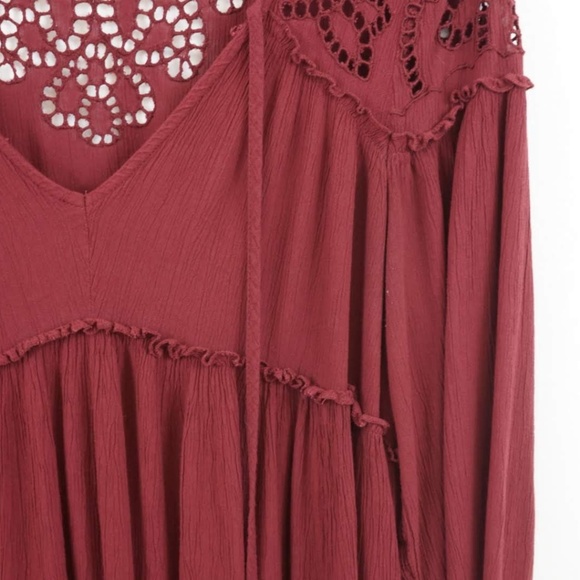 American Eagle Flowy Boho Summer Dress - Picture 7 of 8